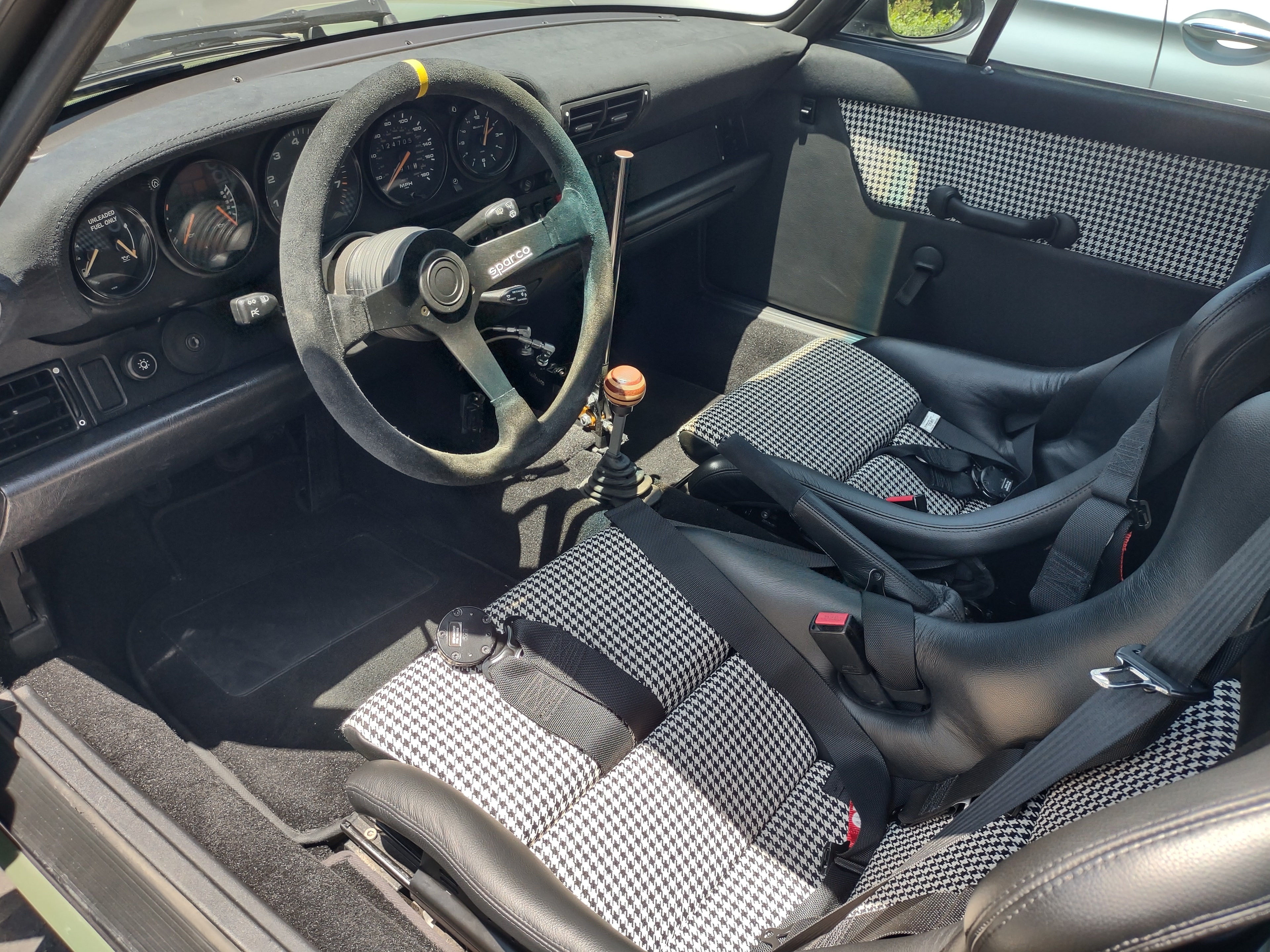 Porsche 993 Rally Interior