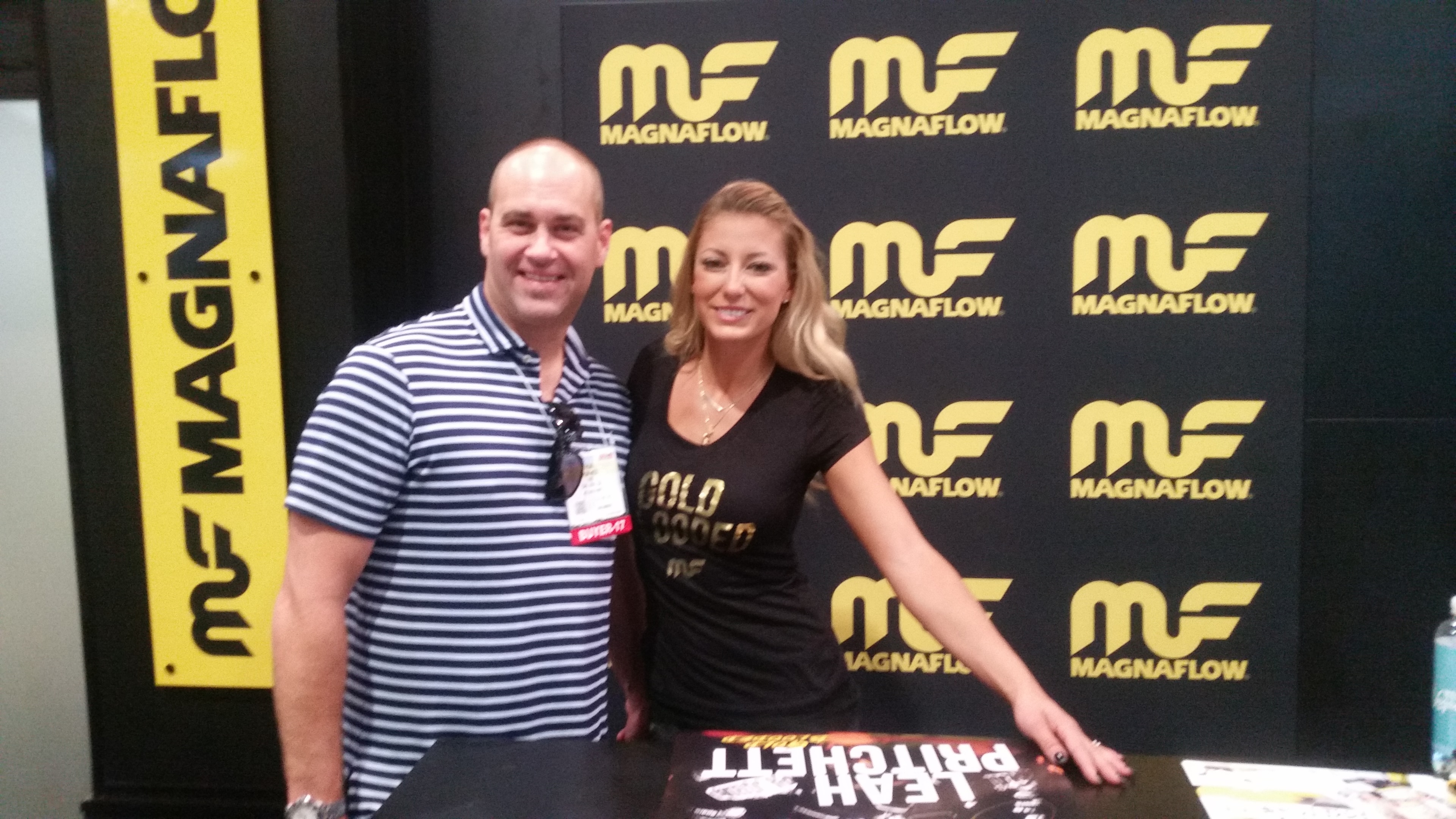 With Leah Pruett — Top Fuel driver and one of the most fearless competitors on the strip.
