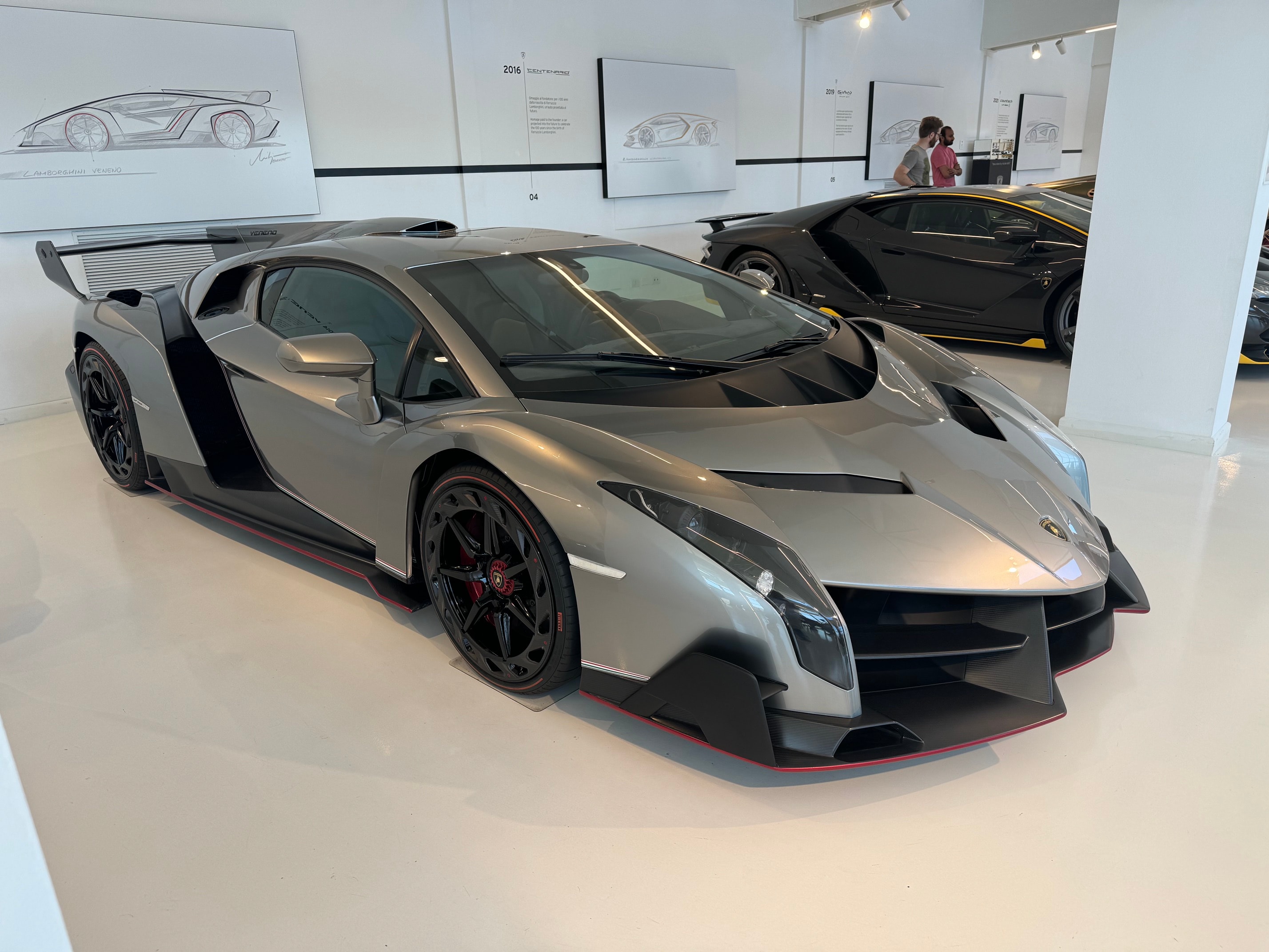 Lamborghini Veneno — one of the most extreme road cars ever built. Only 3 were made. Lamborghini Museum.